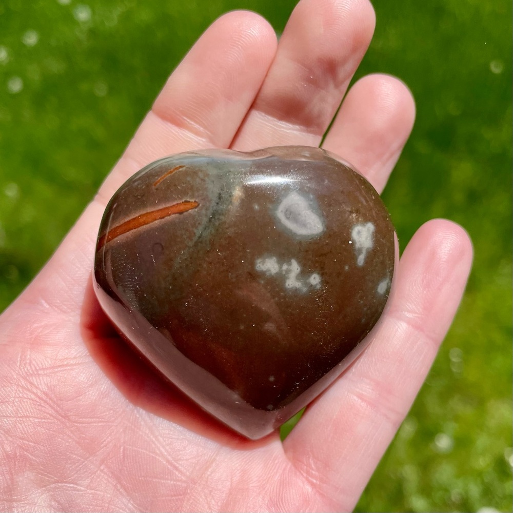 ♥️Red Jasper Heart♥️